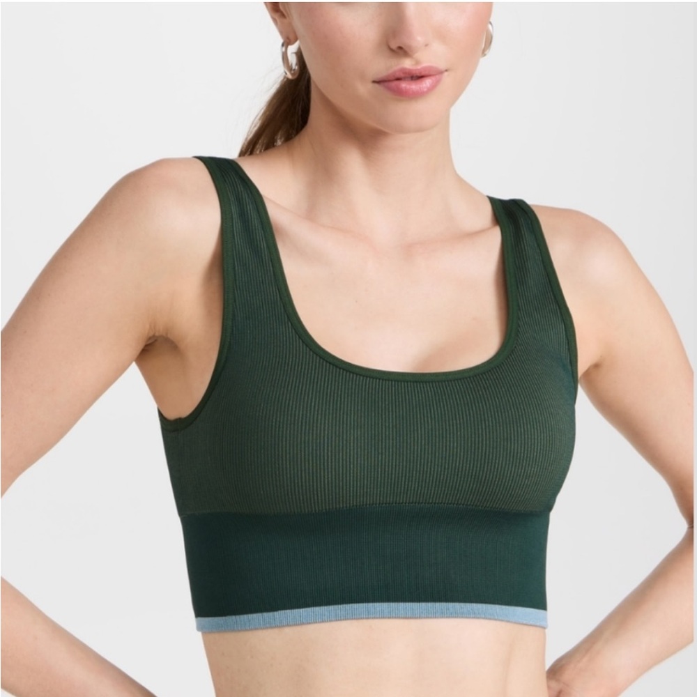 NWT Outdoor Voices Seamless Rib Longline Sports Bra